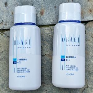 Obagi Foaming Gel x2. Brand, new, factory sealed.